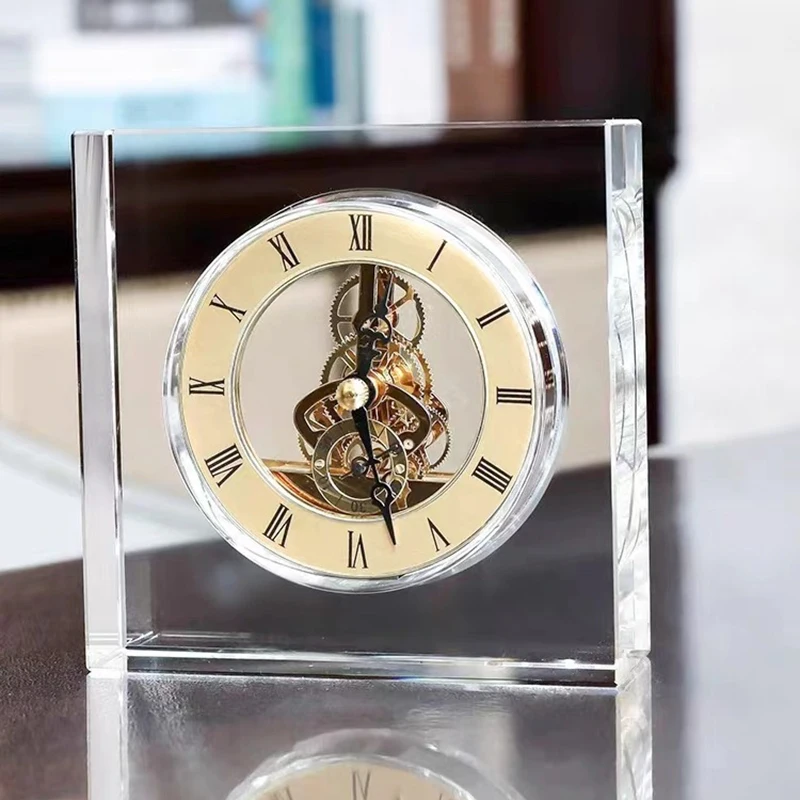 Accessories For Your Gaming Room - Nordic Crystal Silent Table Clock, Relógios