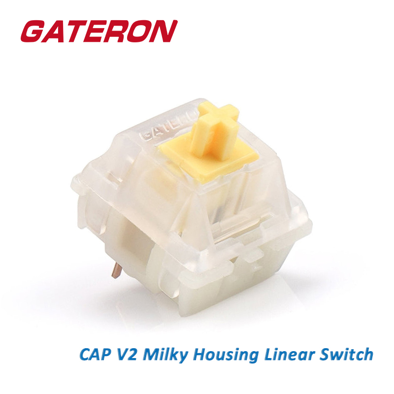 Gaming Accessories Aesthetic - Gateron tampa linear amarelo leitoso KS-25