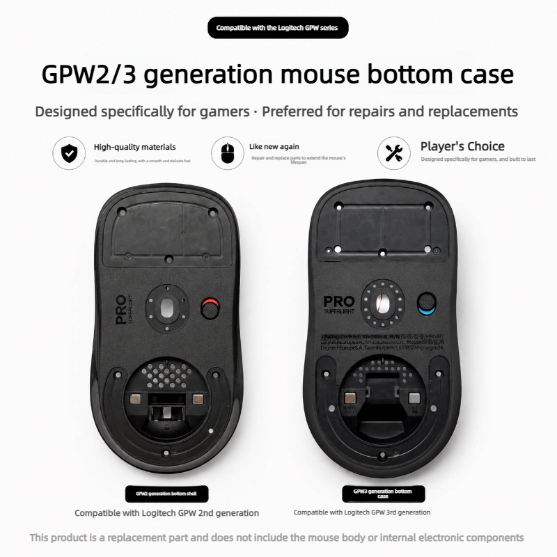 Tampa inferior de substituição - Logitech Mouse G Pro X Superlight avaliação e preço