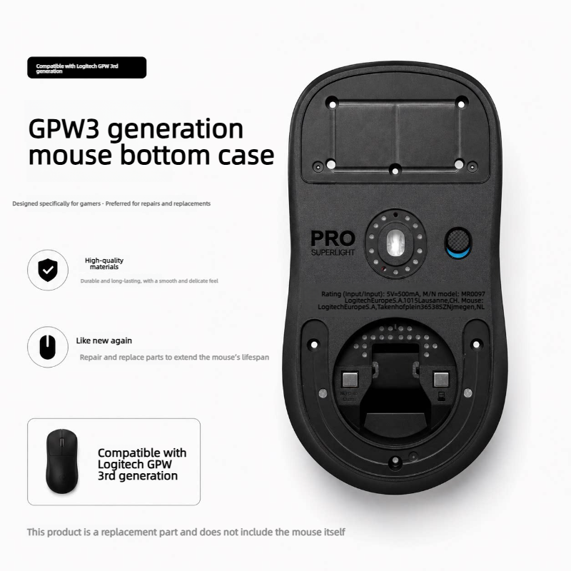 Tampa inferior de substituição - Logitech Mouse G Pro X Superlight avaliação e preço
