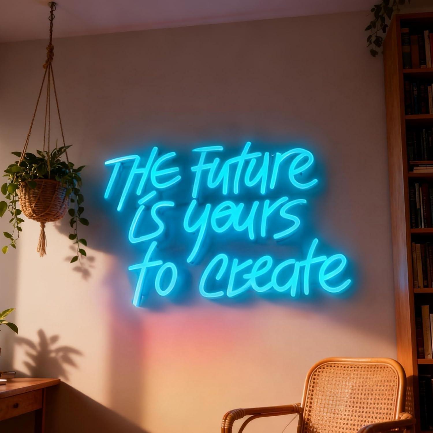 O Futuro é Seu - Letreiro Neon - Accessories For Your Gaming Room avaliação e preço