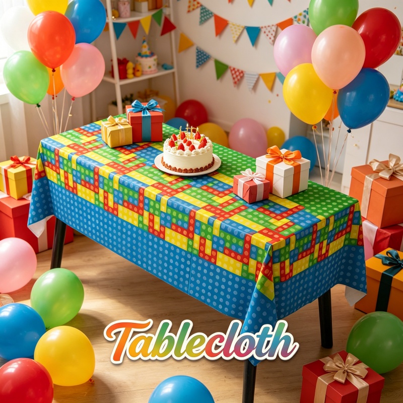 Toalha de Mesa Estilo Bloco de - Gaming Accessories For Room avaliação e preço
