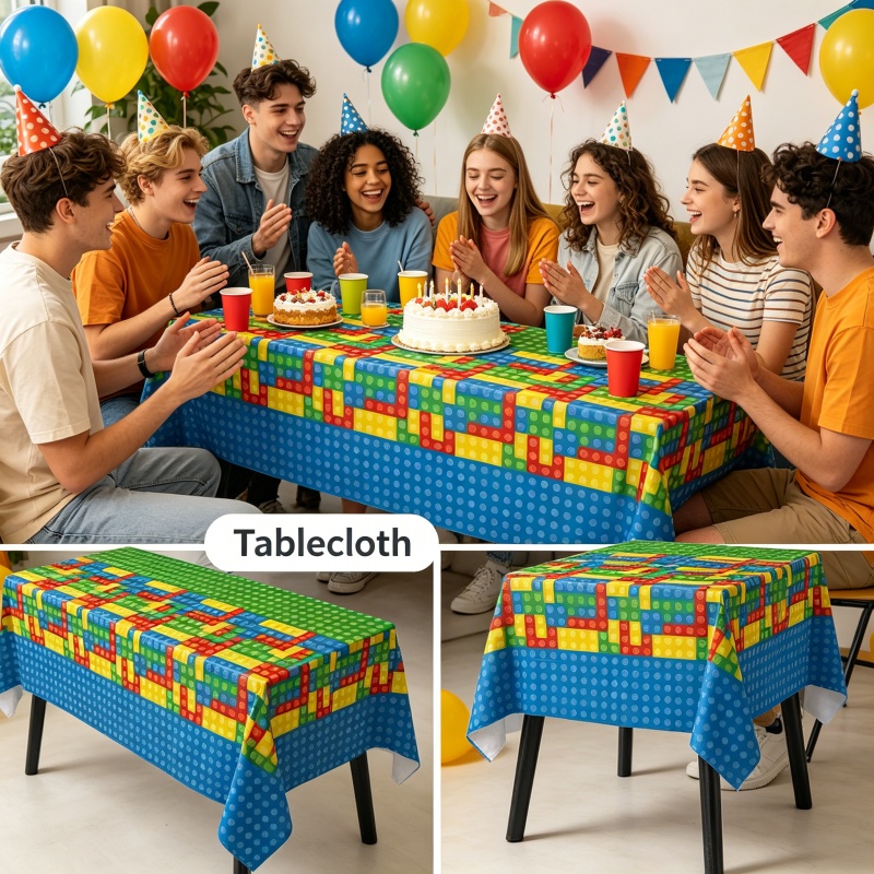 Toalha de Mesa Estilo Bloco de - Gaming Accessories For Room avaliação e preço