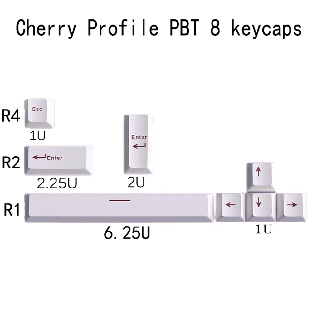 Teclas PBT Cherry Profile para - Gaming Accessories Aesthetic avaliação e preço