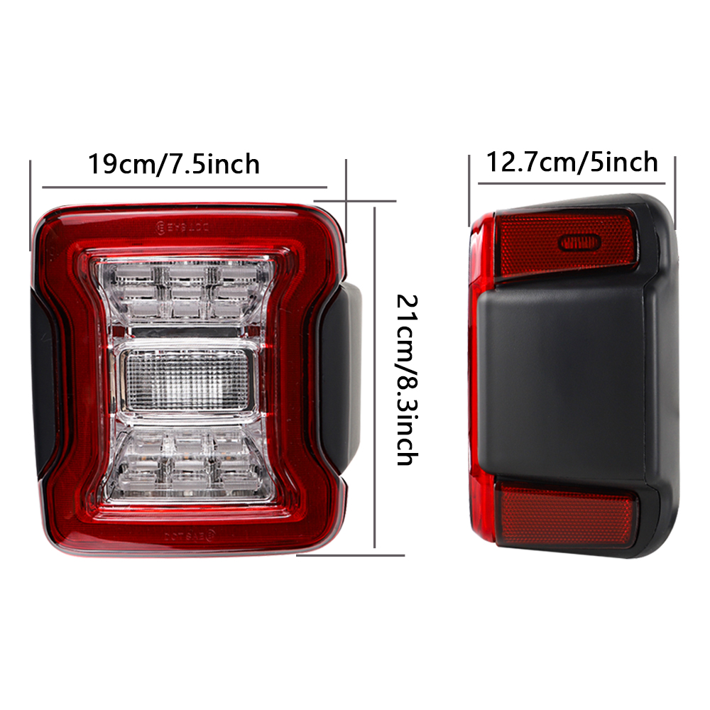 Luzes traseiras led para jeep  - Gaming Accessories Rack avaliação e preço