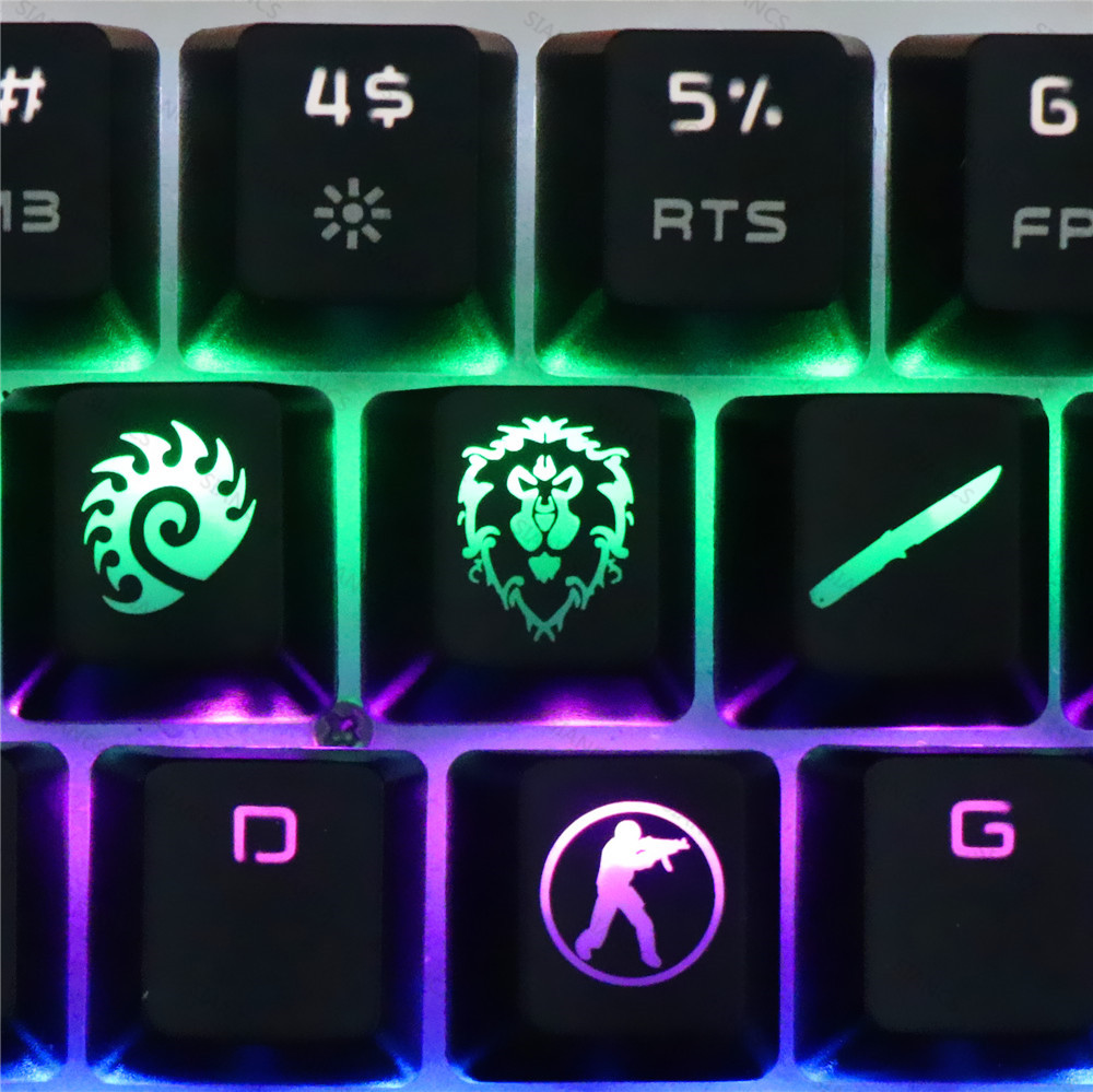 CS GO Gaming Keycaps Personali - Gaming Accessories Aesthetic avaliação e preço